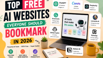 Top Free AI Websites Everyone Should Bookmark in 2026